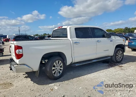 2014 Toyota Tundra Crewmax Limited z USA, uszkodzony, nr VIN 5TFFY5F13EX151669